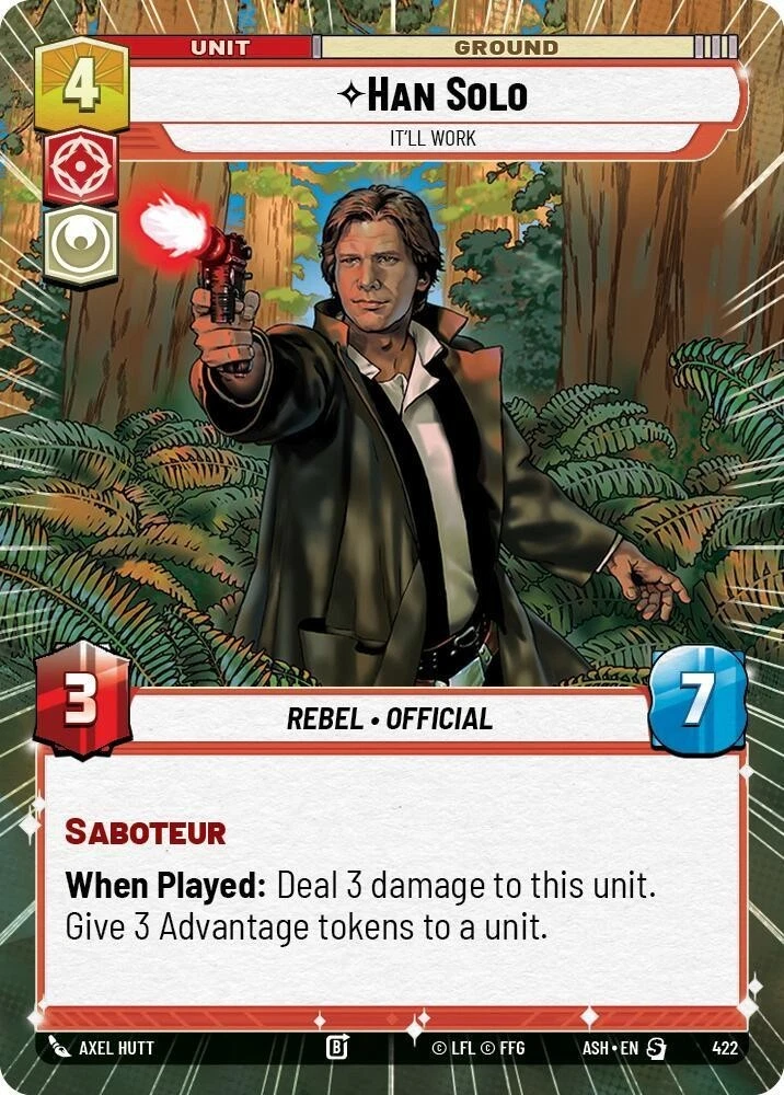 スターウォーズ CCG ハン・ソロ カード Star Wars CCG Han Solo Individual Trading Card Games for sale - eBay