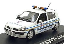 Norev 1/43 Scale 517512 - Renault Clio Police de Paris  - White