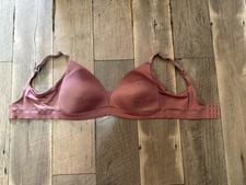 Auden lightly lined wirefree bra in brown size 36DD