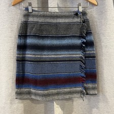 Vintage Daily Habit Aztec Western Striped Skirt Size 5