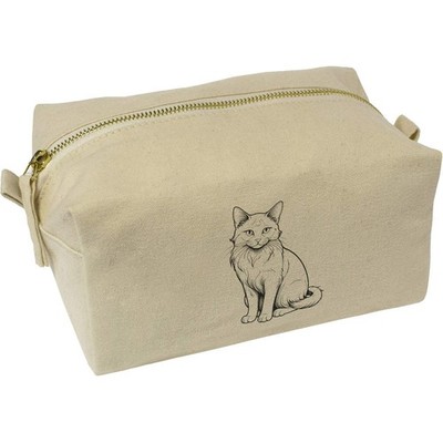 Kulturtasche / Schminkkoffer aus Canvas ''Neva Masquerade Cat'' (CS00050764)