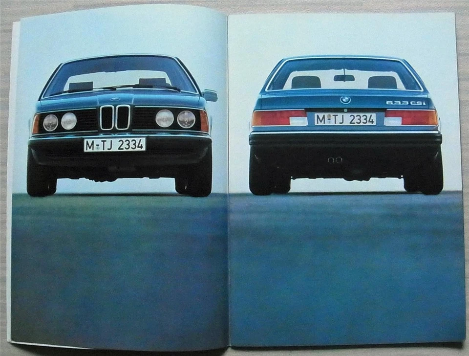 BMW 630 CS & 633 CSi Car Sales Brochure Jan 1976 #611070120 - Image 2 of 4