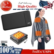 Heated Blanket Battery Operated Portable Heated Blanket Cordless Heated Blanket