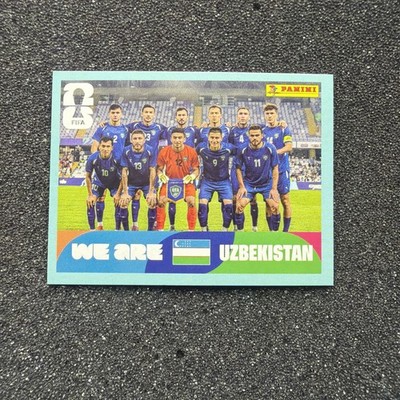 Panini World Cup 2026 - # UZB 13 - USBEKISTAN TEAM GROUP