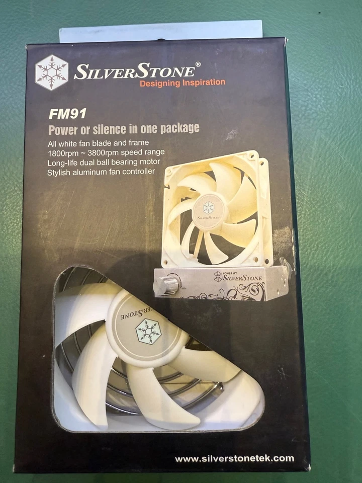 PC Case Fans 2x SilverStone 92mm Case Fan with Controller - NEW Sealed in BOX  - Image 3 of 4