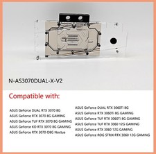 Granzon GPU Water Block For ASUS GeForce DUAL/ TUF RTX 3070 /3060Ti 8G GAMING