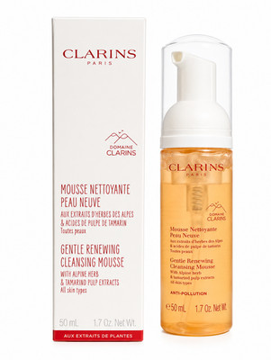 Clarins Gentle Renewing Cleansing Mousse 1.7oz/50mL-Brand New in Box