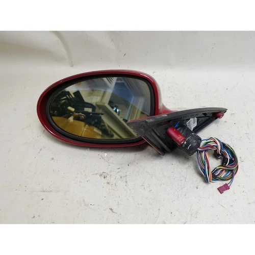 Damaged 2000-2003 BMW E39 M5 Left Outside ///M Side Mirror Imola Red OEM