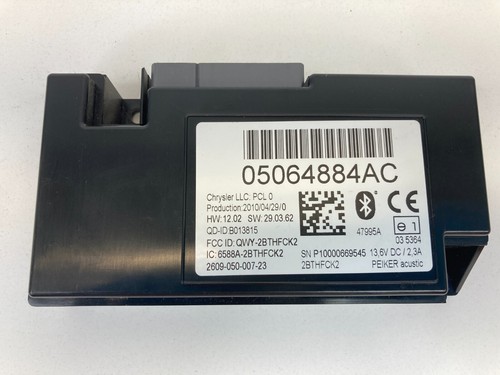 2009-2010 Dodge Charger Telematics Communication Module HFM 05064884AC - Picture 2 of 10