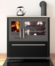 EEK A+ Küchenofen Holzherd Plamen 850 schwarz, rechte Version - 8 kW