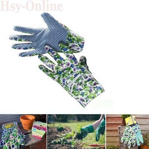 Cotton Garden Gloves Flora Light Duty Summer Gardening Home Indoor