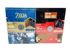 Collector Coin Nintendo Set Albums Legend Of Zelda Super Mario ThinkGeek New