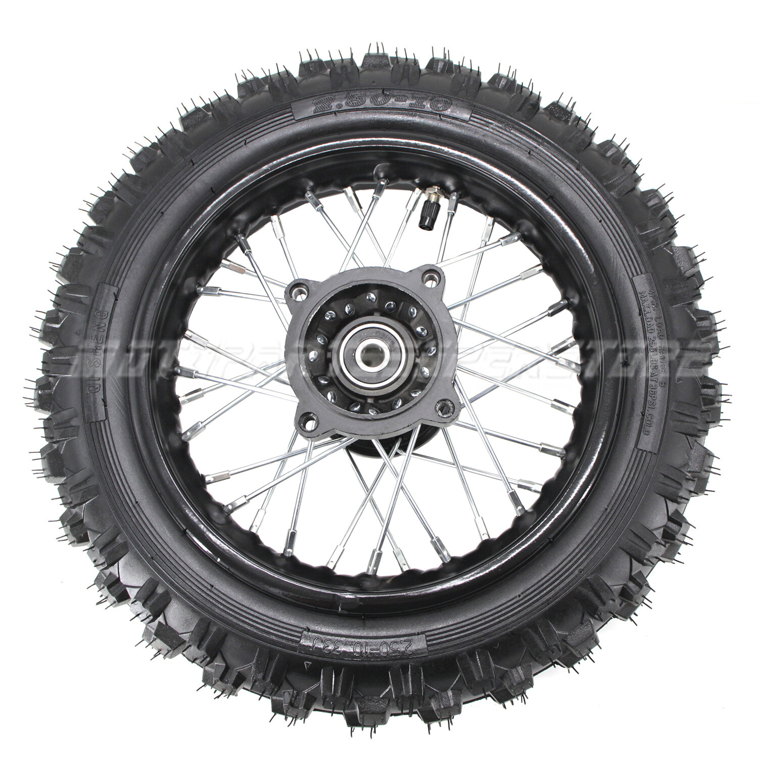 10" Front Wheel Rim Assembly 2.5-10 Tire 12mm Axle for 50cc-110cc Dirt Pit Bike
