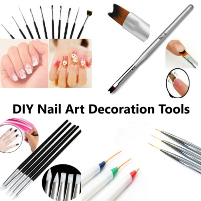 Nagel Kunst Zum Selbermachen Design Zeichnen Acryl UV Gel Punkte Acryl Maniküre Werkzeuge Pinsel