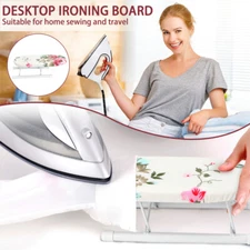 Small Steel Ironing Board Portable Tabletop Ironing Board With Folding Legs New