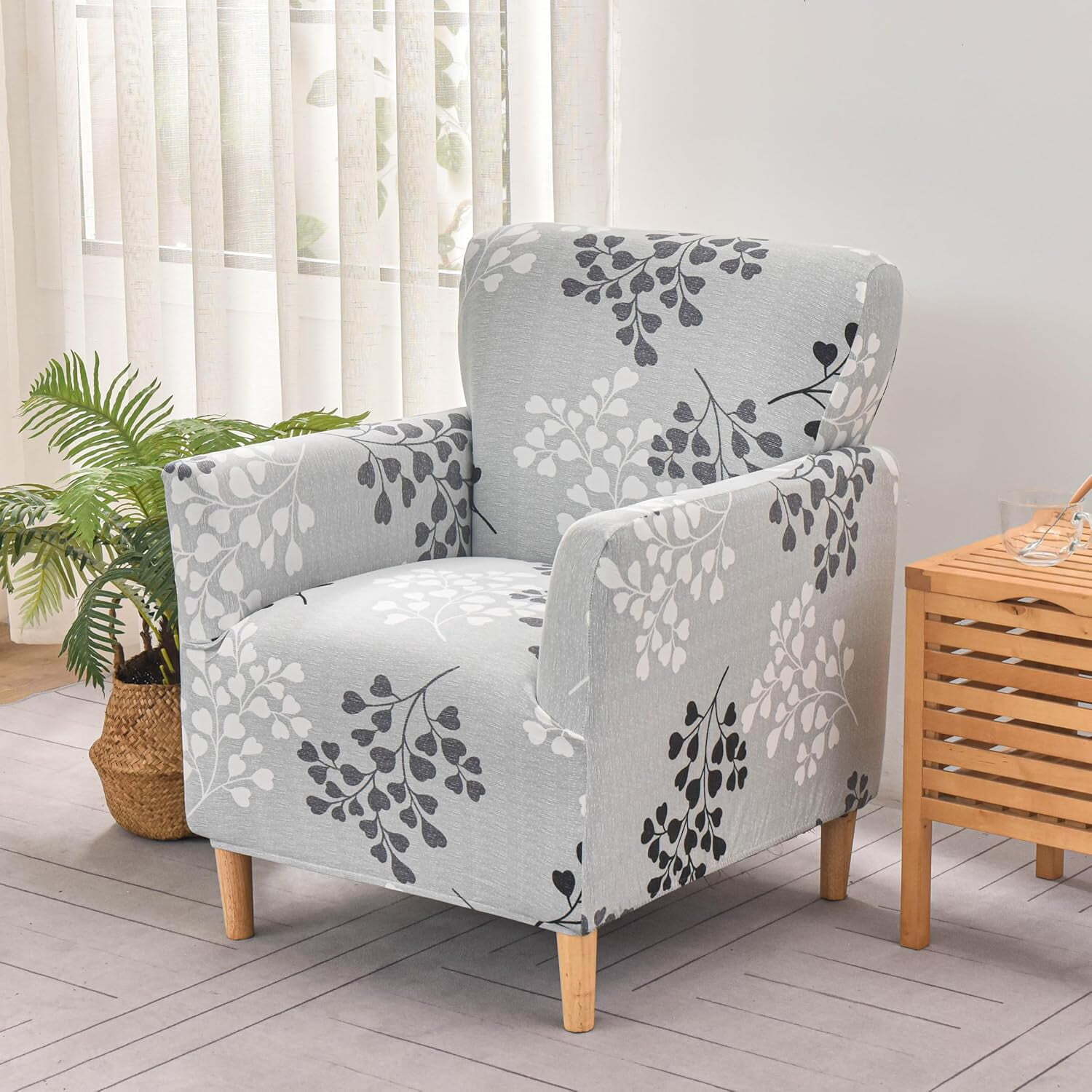 Slipcover Jacquard Chair Covers Soft Chair Slipcovers For Living Room ﻿