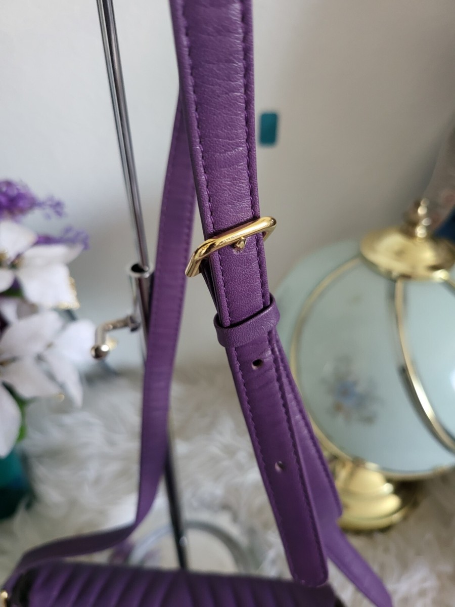 Valentino Garavani Purple Leather Crossbody bag. Rare To