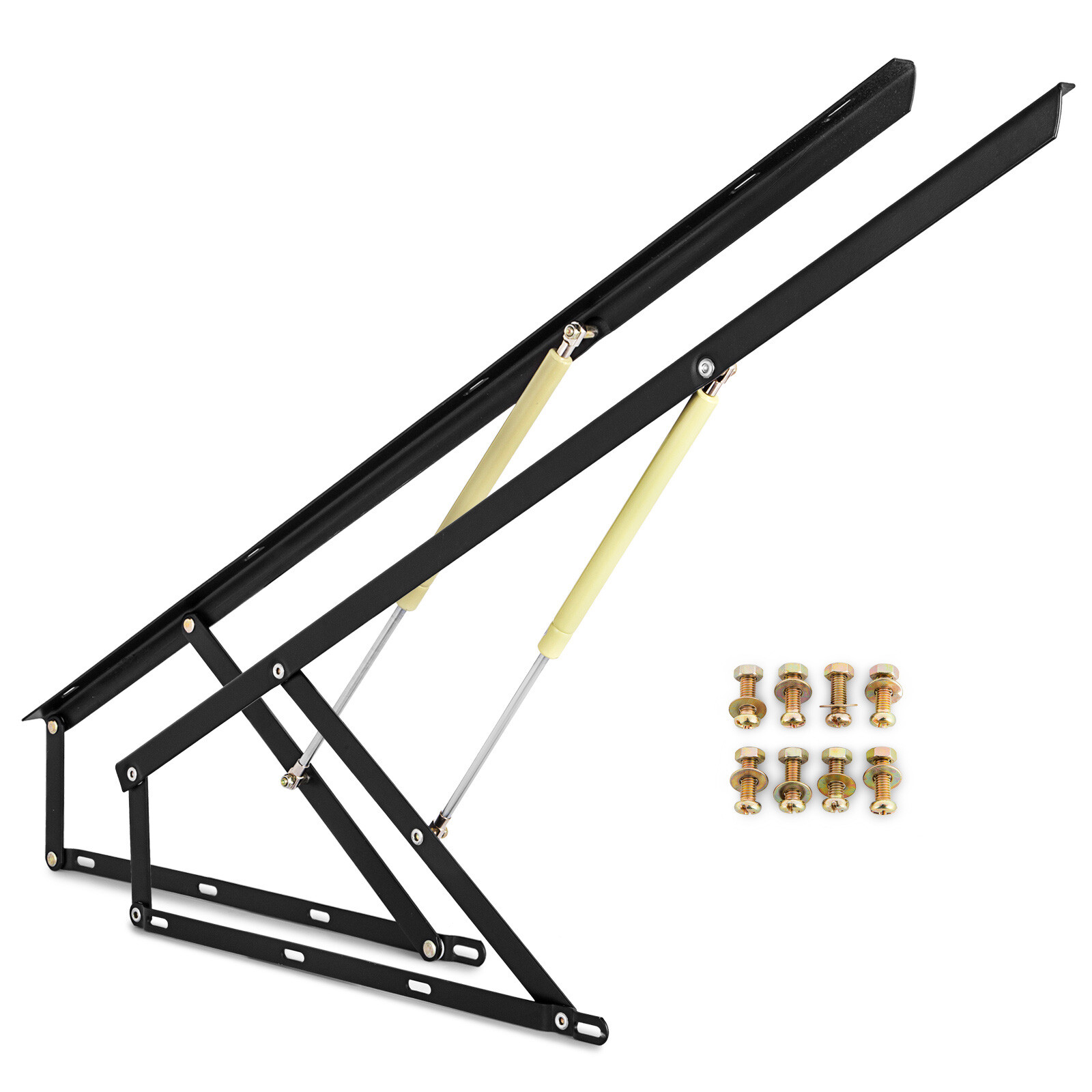 1 Pair of 4FT Pneumatic Sofa Bed Lift Up Mechanism Kits for Under Bed