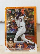 David Hensley 2023 Topps Series 2 #649 Orange Foil /299 SP Rookie RC Astros