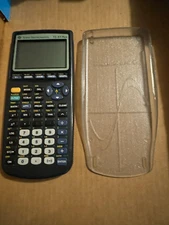 TI-83 Plus Texas Instruments Graphing Calculator w/ Clear Transparent Cover