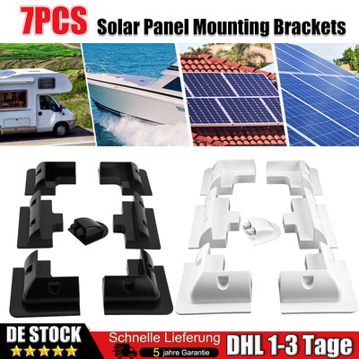 ABS Solarpanel Mounting Side Brackets SolarPanel Mounting Bracketsfür Holzrahmen