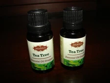 All Natural Jordan Essentials 15 ml TEA TREE Essential Oil Dropper x 2 USA