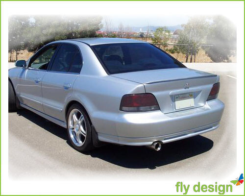 Passend für MITSUBISHI galant spoiler 97-04 heckspoiler kofferraum heck lippe  l - Bild 4 von 12