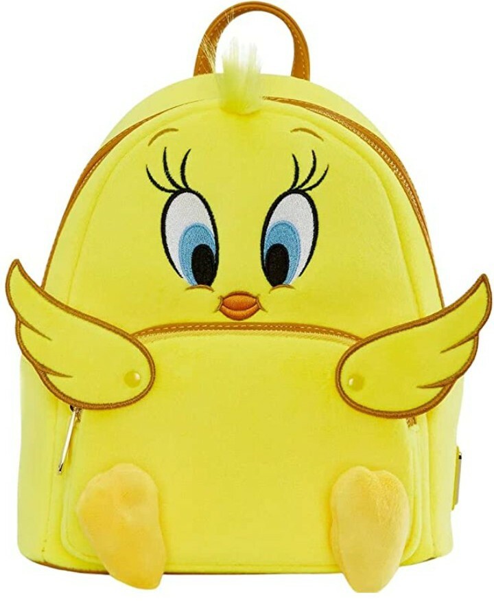 Loungefly Looney Tunes Tweety Plush Mini Backpack'I TAUT I TAW A