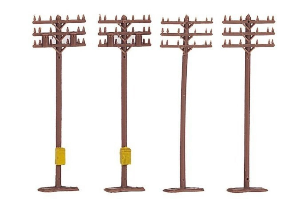 Bachmann 42506 N Scale Telephone Poles - Image 2 of 2