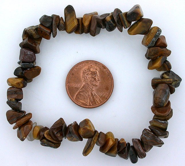 GOLDEN GOLD TIGEREYE CHIP GEMSTONE GEM STONE NATURAL BEADS STRETCH