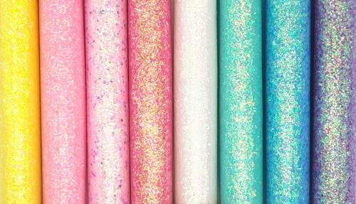 WHOLESALE LOT Bulk Faux Leather Sheets, Crafting Fabric for Sewing, Glitter - Picture 3 of 9