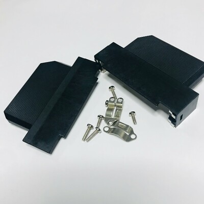 09670370573  D-Sub Backshell 37-Pin Hood Side Entry Thermoplastic