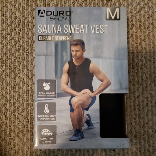 Black Sauna Sweat Fitness Vest 