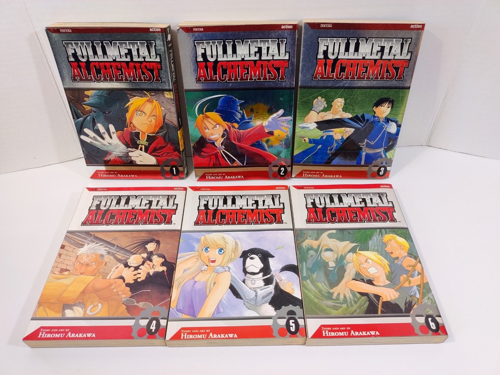 Fullmetal Alchemist Vol. 1 - 6 Graphic Novel Hiromu Arakawa Manga Paperback