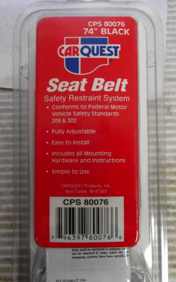 CarQuest CPS 80076 Seat Belt Safety Restraint System - Image 3 of 3