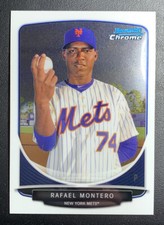 2013 Rafael Montero Bowman Chrome Photo Variation SP RC Rookie HOUSTON ASTROS