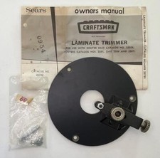 Craftsman 925732 9-25732 Router Trimming Attachment Vintage for Laminates