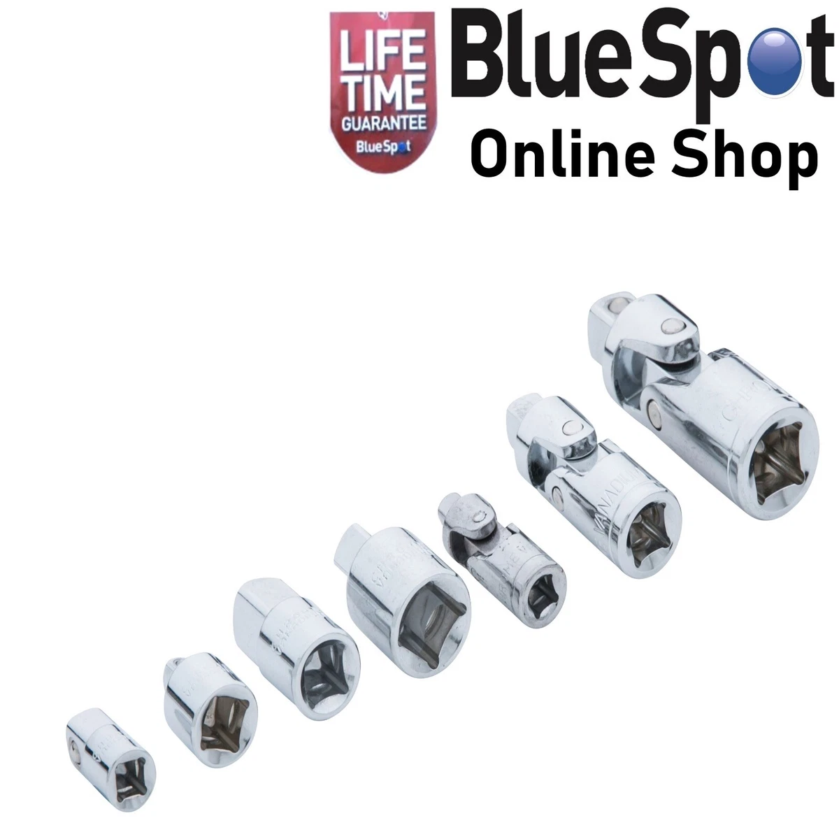 Universal Wobbly Knuckle Joint Socket Adaptor Set 1 4
