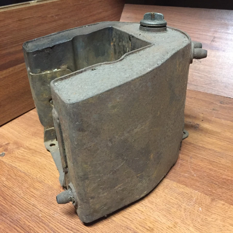 Harley Davidson 74 CI 80 Flathead Knucklehead Original OEM Oil Tank *CS Foto 3 de 4