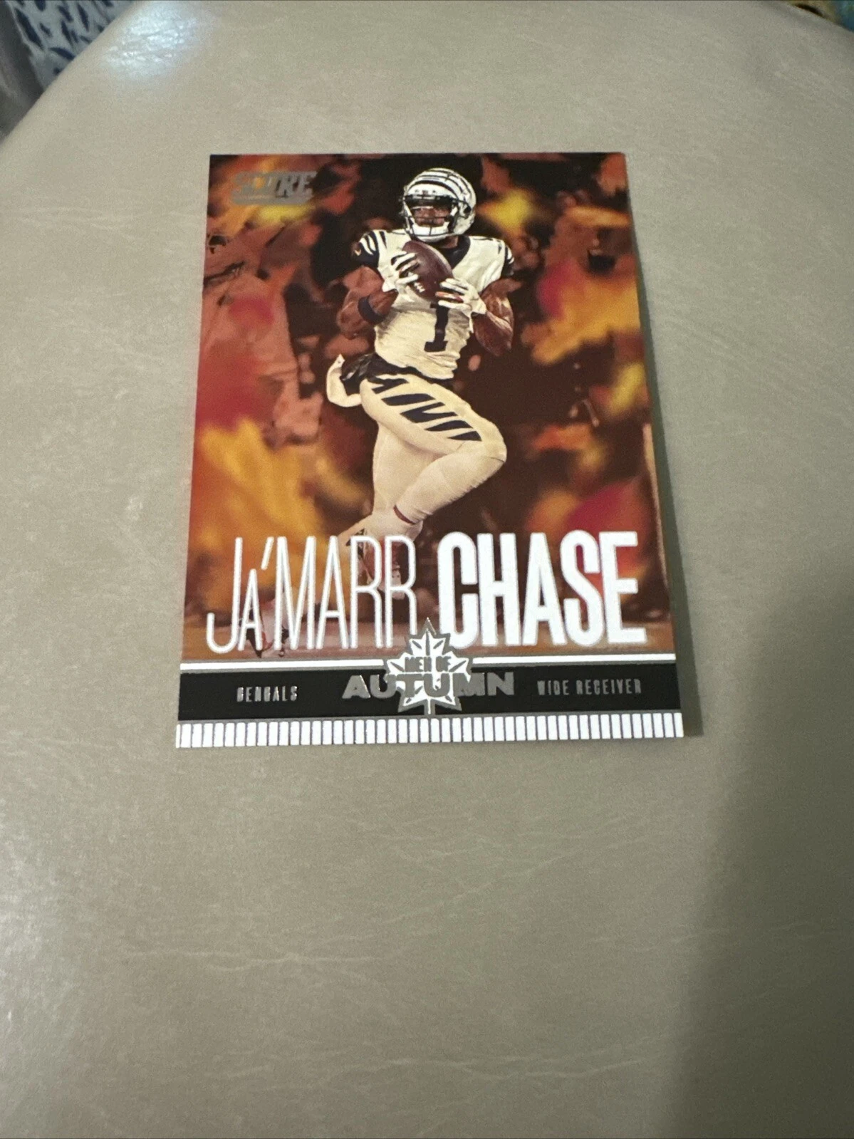 Jamarr Chase trading card
