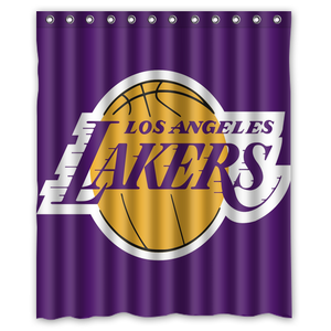 los angeles lakers shower curtain