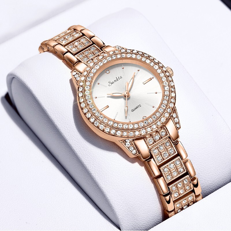 LIGE Luxury Women Ladies Girls Watch Stainless Steel Quartz Casual  Wristwatch