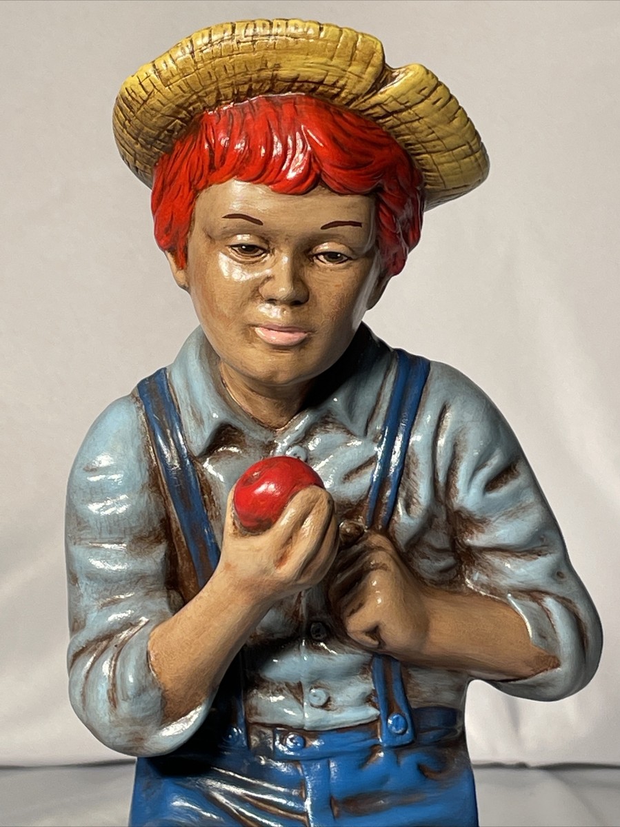 Vintage 70s Holland Mold Ceramic Tom Huck Country Boy Sitting