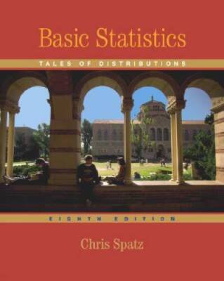 Basic Statistics: Tales of Distributions (with CD-ROM) - Hardcover - ACCEPTABLE
