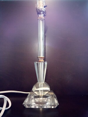 Vintage MCM Stacked Lucite / Acrylic Block Lamp - Rewired for safety