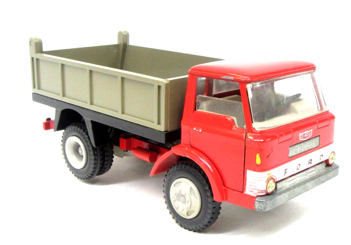 tekno DENMARK FORD D-800 テクノ　フォードD-800 Tekno FORD D-800 DUMP TRUCK red/gray 1/43 diecast near mint | eBay