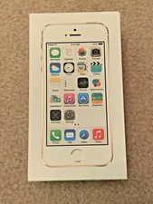 USED Apple iPhone 5S Empty box only WHITE 16GB apple STICKERS, instructions