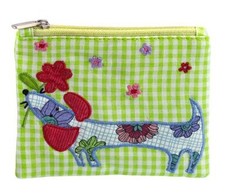 Wendekreis Kosmetiktasche Stofftäschchen Dog Bella Hund 10 x 13 cm Reißverschluß