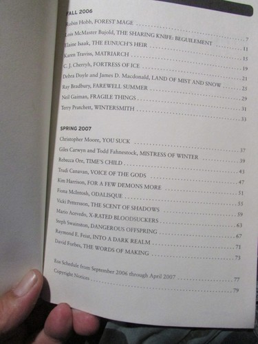 The EOS Reader 2006-2007 SELTEN Trade PB Promo Sampler Neil Gaiman TOP WOW! - Bild 4 von 5