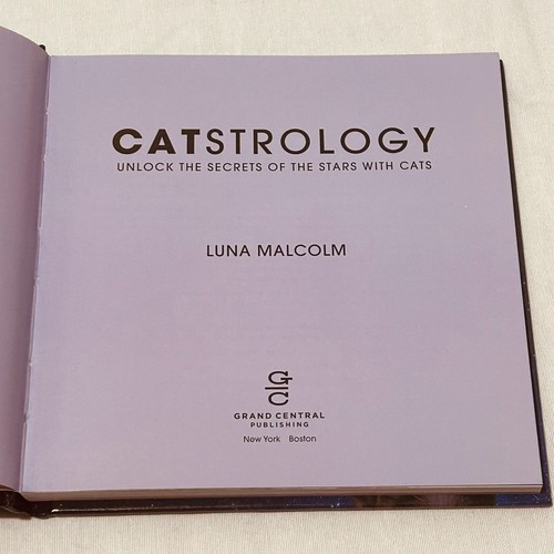 Catstrology By Luna Malcom Hardcover Book Unlock Secrets of the Stars with Cats - Picture 3 of 5